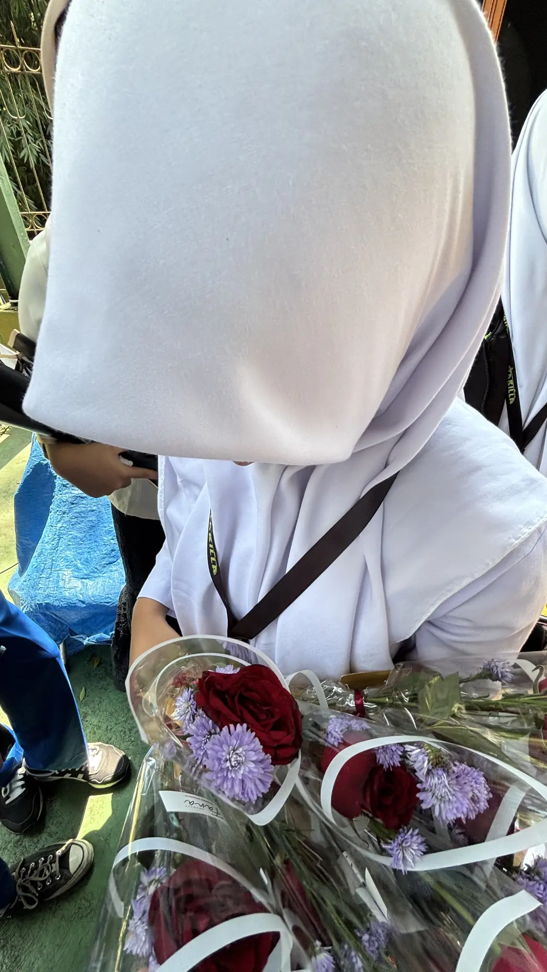 Momen Cantika saat kegiatan sekolah
